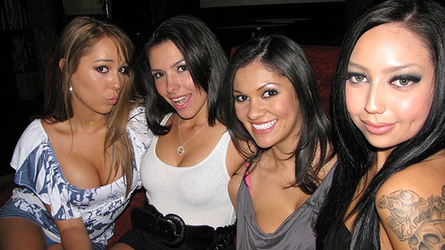 Hot Latina College Girls Have A Wild Public Orgy In The Strip Club -  ThePornGod